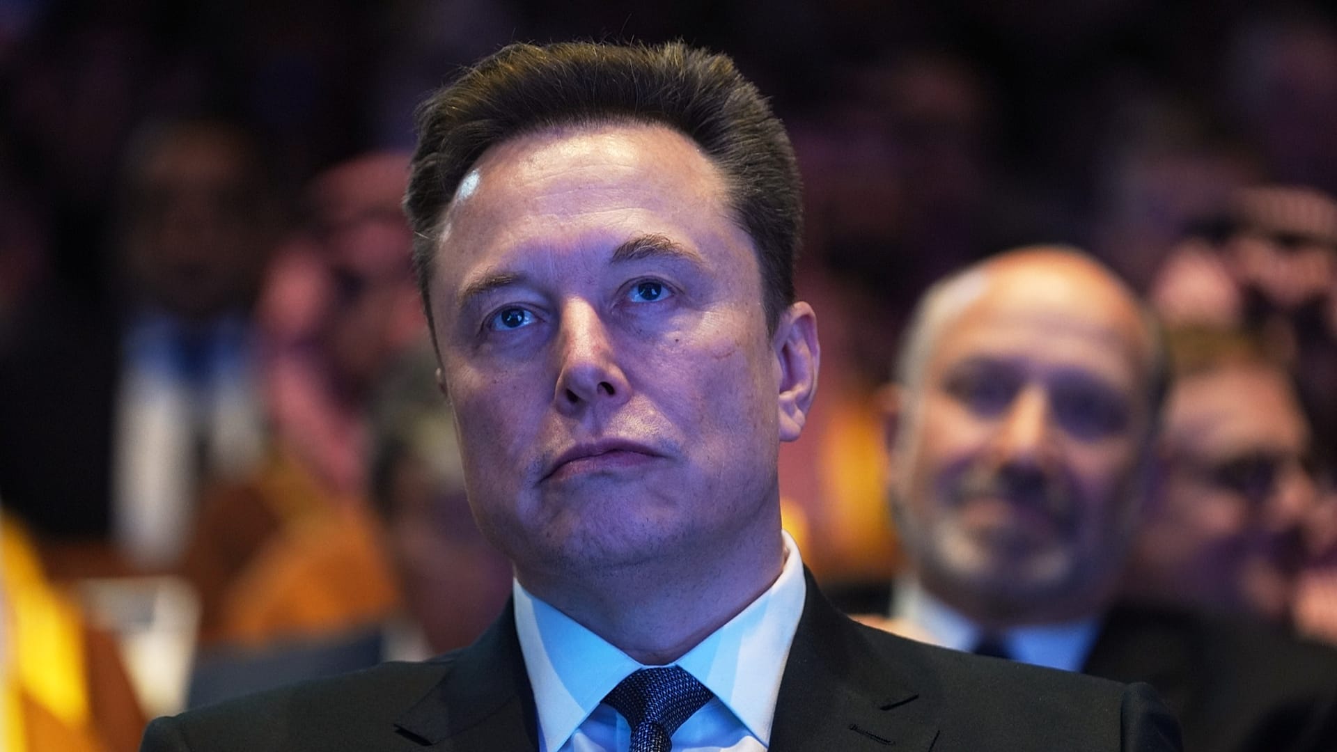 Elon Musk részt a szaúdi befektetési fórumon a washingtoni Kennedy Centerben