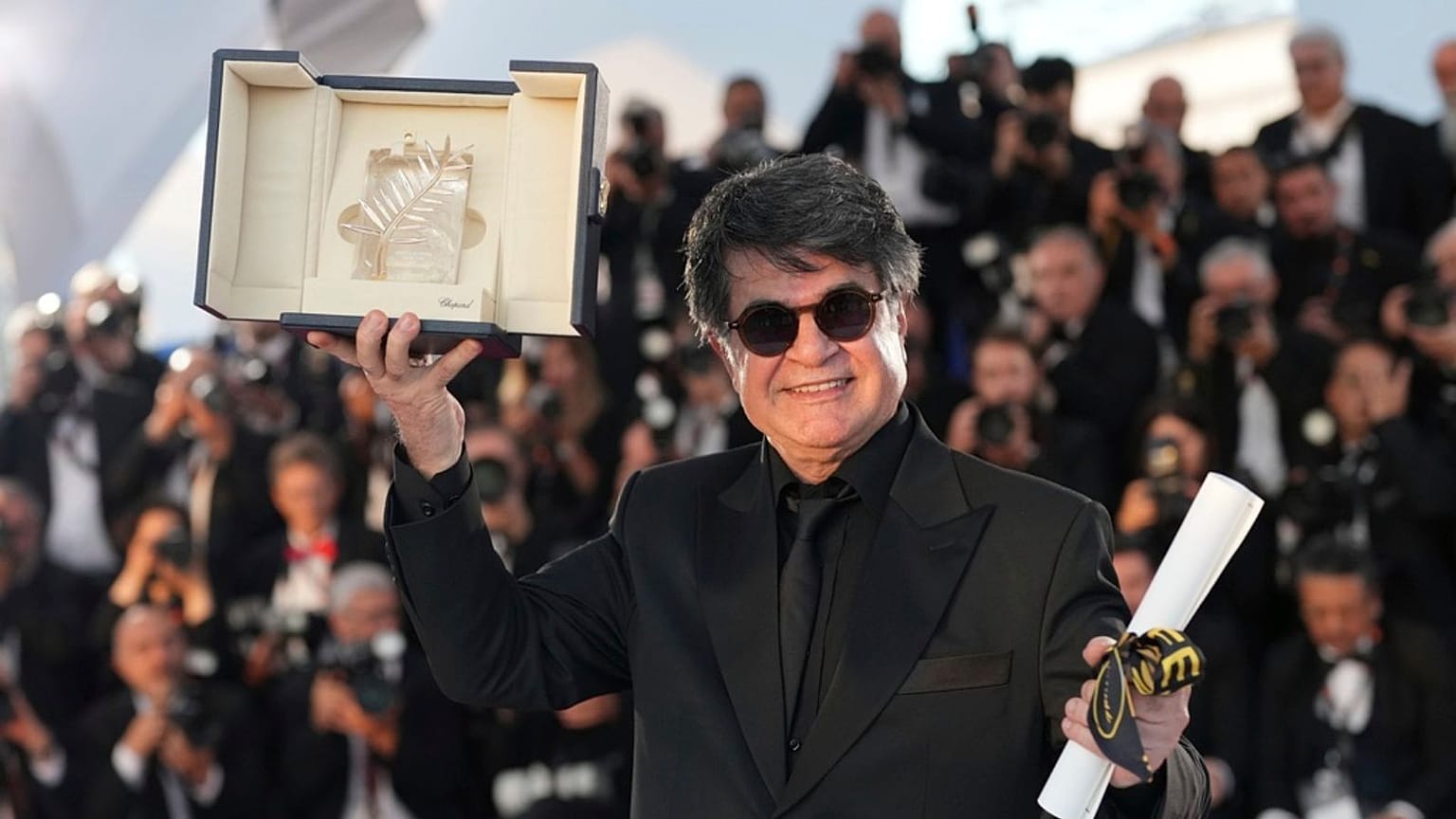 Director Jafar Panahi, winner of the Palme d'Or for the film It Was Just an Accident
