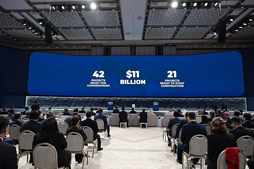 A presentation at the “Powering the Future” forum outlines $11 billion in energy projects across Uzbekistan