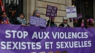 Hundreds gather to protest and raise awareness to the violence and prejudice against women in Lille, 19 November, 2022