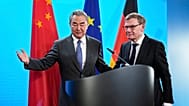 Chinas Außenminister Wang Yi und Deutschlands Außenminister Johann Wadephul (CDU) in Berlin, 3. Juli 2025