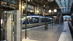 Пустая платформа Eurostar на Северном вокзале в Париже, понедельник, 21 декабря 2020 года.