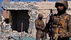 Pakistanische Truppen in einem Grenzgebiet zu Afghanistan im November
