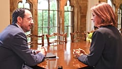 Συνάντηση του Προέδρου της Δημοκρατίας με την προσωπική απεσταλμένη του Γενικού Γραμματέα των Ηνωμένων Εθνών, Μαρία Άνχελα Ολγκίν.