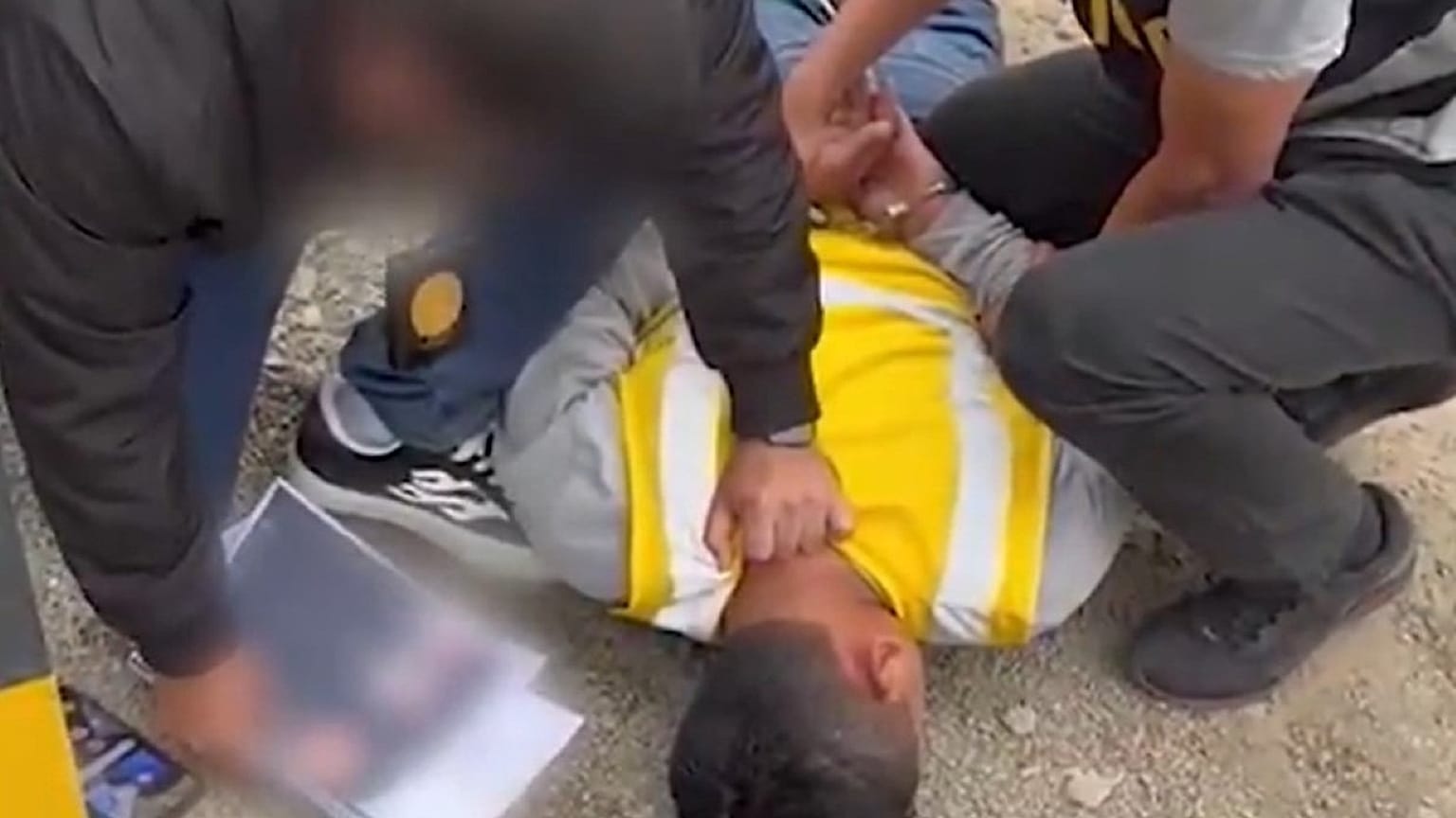 Chuki", en fuite après avoir tué une jeune femme il y a 15 ans en Espagne, au moment de son arrestation à Lima.