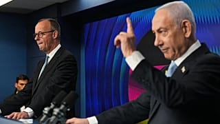 O Chanceler Federal Friedrich Merz em Israel