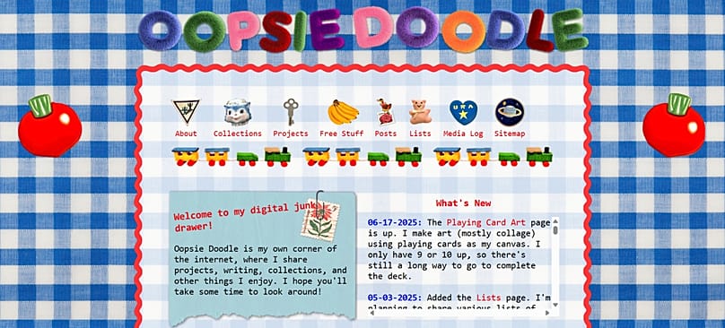 Neocities platformunda bir proje blogu.