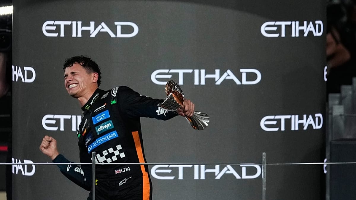 McLaren driver Lando Norris wins first Formula One World Championship