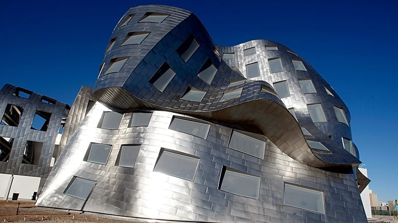 FILE - A view of the Cleveland Clinic Lou Ruvo Center for Brain Health in Las Vegas, designed by Frank Gehry,  March 17, 2010