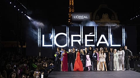 L'Oreal ready-to-wear Spring/Summer 2023 fashion collection presented in Paris. 2 Oct. 2022.