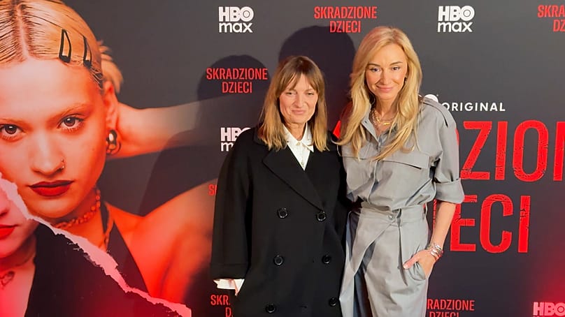 Jowita Baranieckie i Martyna Wojciechowska, reżyserki filmu "Skradzione dzieci".