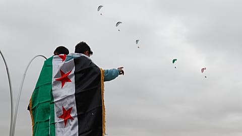 احتفالات الذكرى الأولى لسقوط بشار الأسد، في 20 ديسمبر 2025.