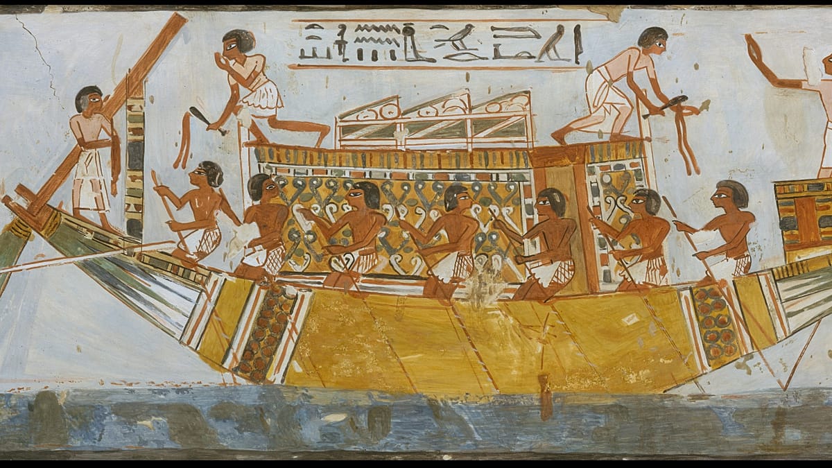 Archaeologists find 2,000-year-old party boat off Alexandria