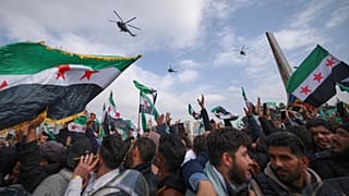 جشن سالگرد سقوط بشار اسد در سوریه