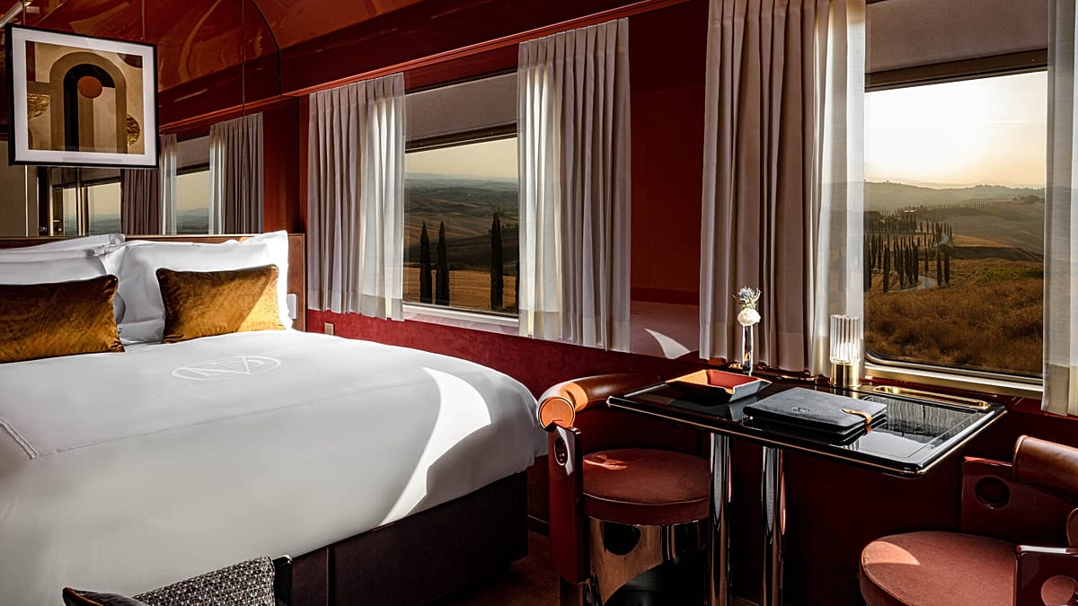Spend New Year’s Eve partying onboard Italy’s luxury train Spend New Year’s Eve partying onboard Italy’s luxury train