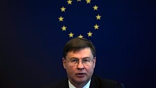 Il commissario europeo Valdis Dombrovskis