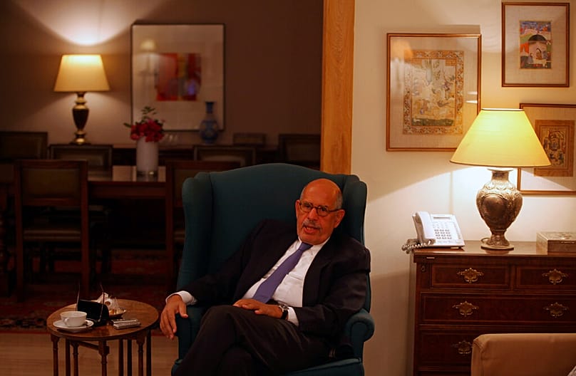   المصري محمد البرادعي في منزله بضواحي القاهرة، مصر، يوم الثلاثاء 30 أبريل 2013