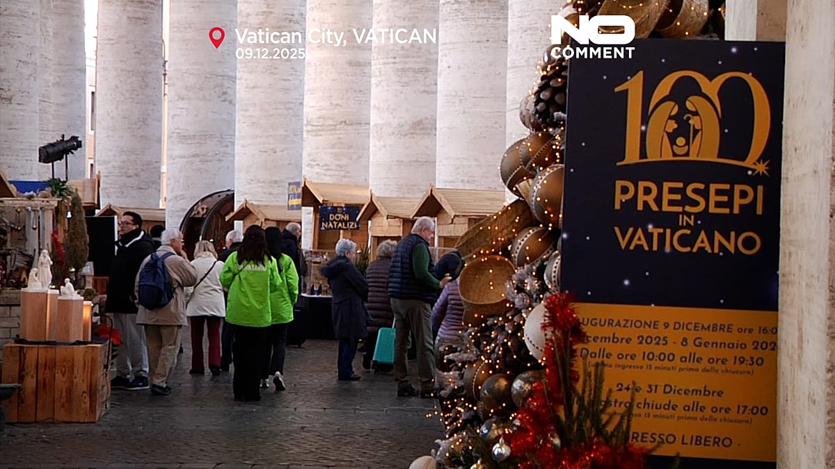 International exhibition "100 presepi in Vaticano” showcases global nativity creations