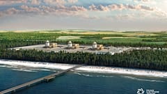 Визуализация проекта первой атомной электростанции в Польше