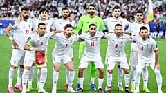 صورة عبر مواقع التواصل الإجتماعي لمنتخب إيران لكرة القدم.