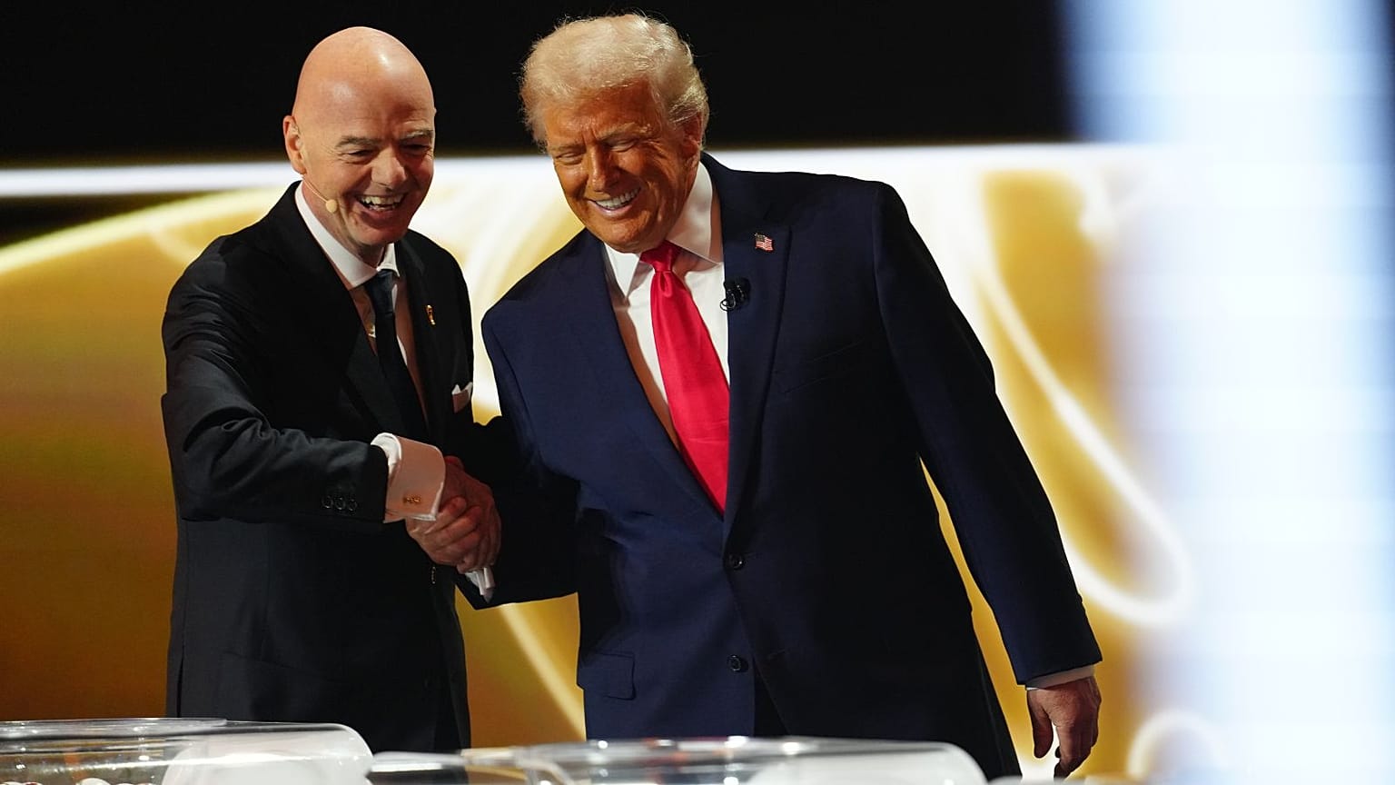 جیووانی اینفانتینو رئیس فیفا و دونالد ترامپ