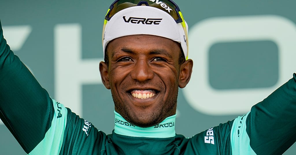 Eritrean Biniam Girmay hired as lead cyclist for former Israeli team