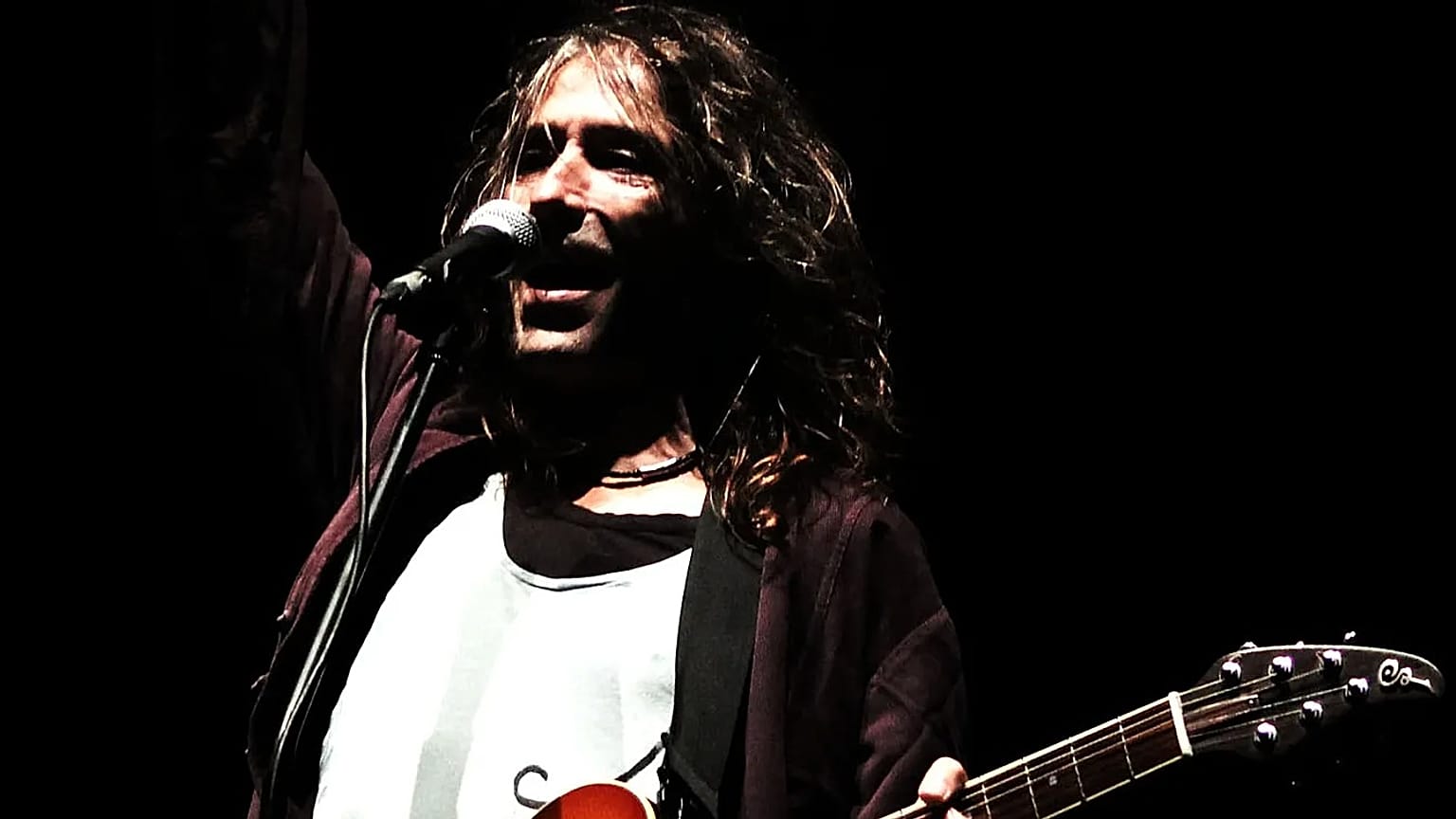 Robe Iniesta, líder de Extremoduro, en un concierto en 2014.