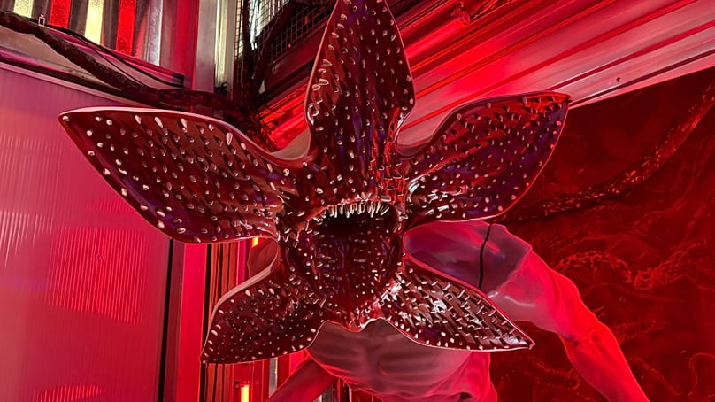 Un Demogorgon au marché de Noël de Hawkins à Berlin, 11.12.2025