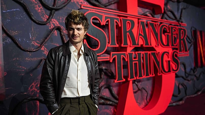 Joe Keery à la première de la cinquième saison de "Stranger Things" à Londres le 13 novembre 2025.