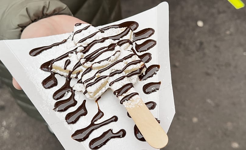 Une gaufre Demogorgon au marché de Noël de Stranger Things, 11.12.2025