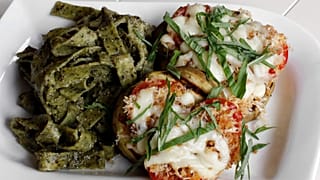 FILE: Food for friends - Grilled aubergine parmigiani is a staple of Italian cuisine 