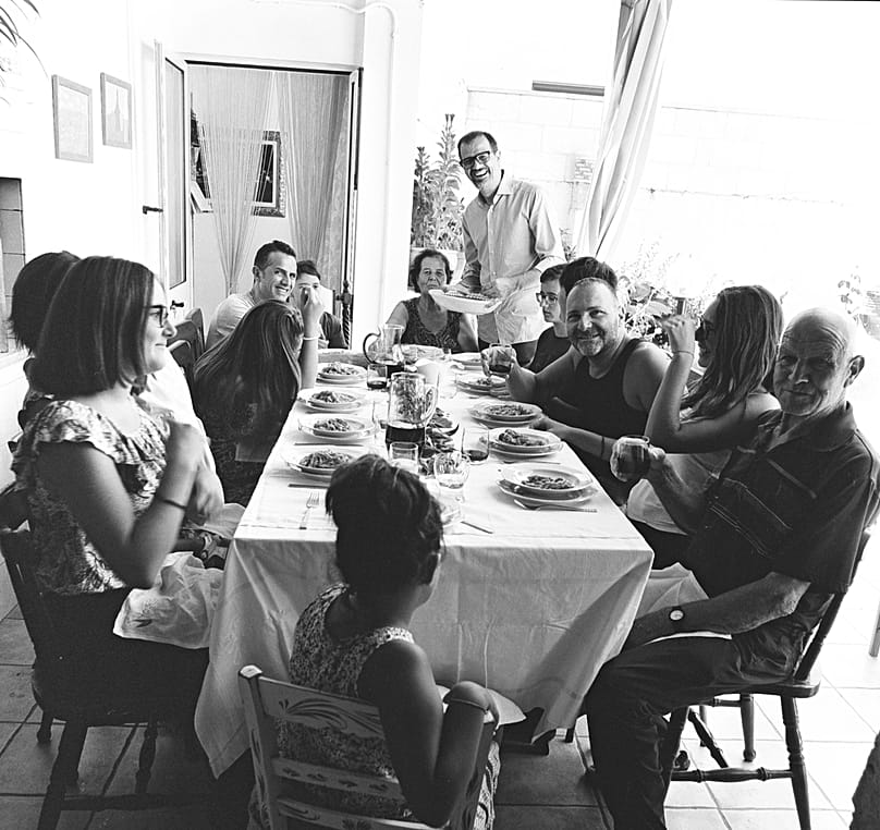 Food for friends and family: Italy's also recently launched a campaign to 'Keep Sunday Special'