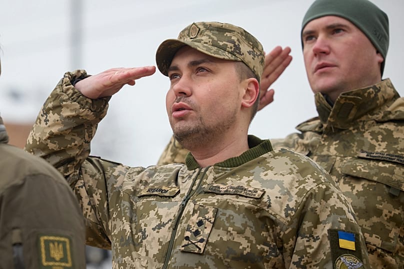 Kyrylo Boudanov, chef du renseignement militaire ukrainien, à l'occasion du premier anniversaire de l'invasion russe, Kyiv, 24.02.2023.
