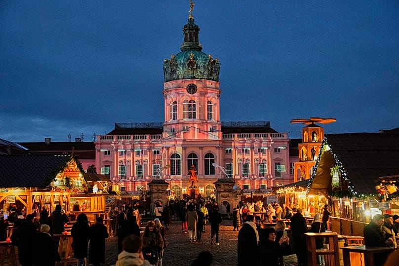 Karácsonyi vásár a Charlottenburgnál Berlinben