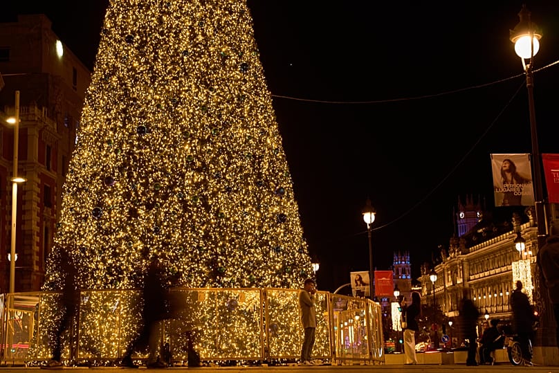 Karácsonyfa Madridban