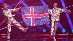 VAEB de Islandia durante el ensayo general de la Gran Final del 69º Festival de Eurovisión en Basilea, 17 de mayo de 2025.