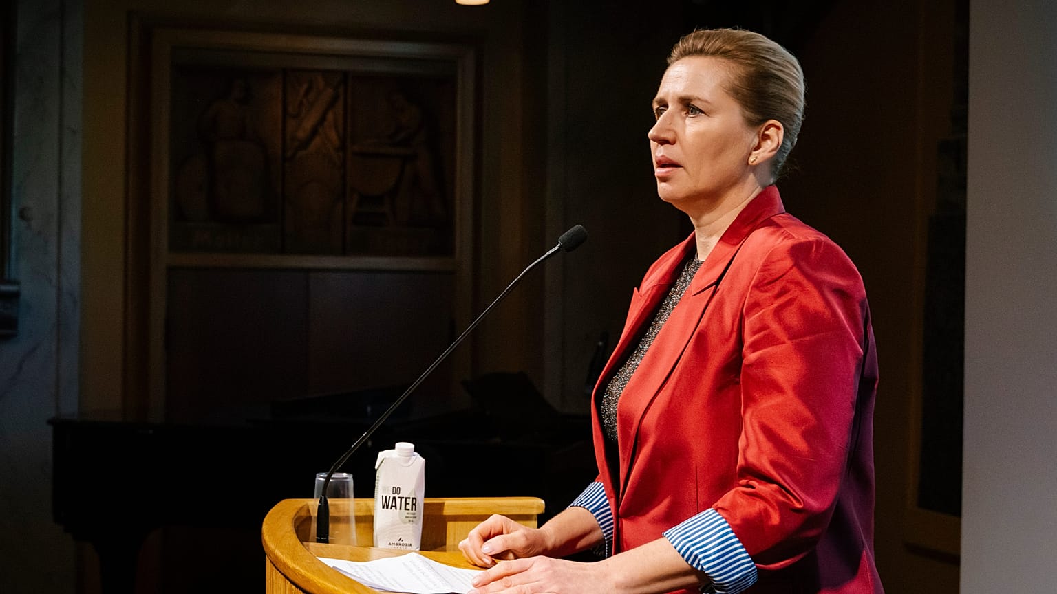 La primera ministra danesa, Mette Frederiksen