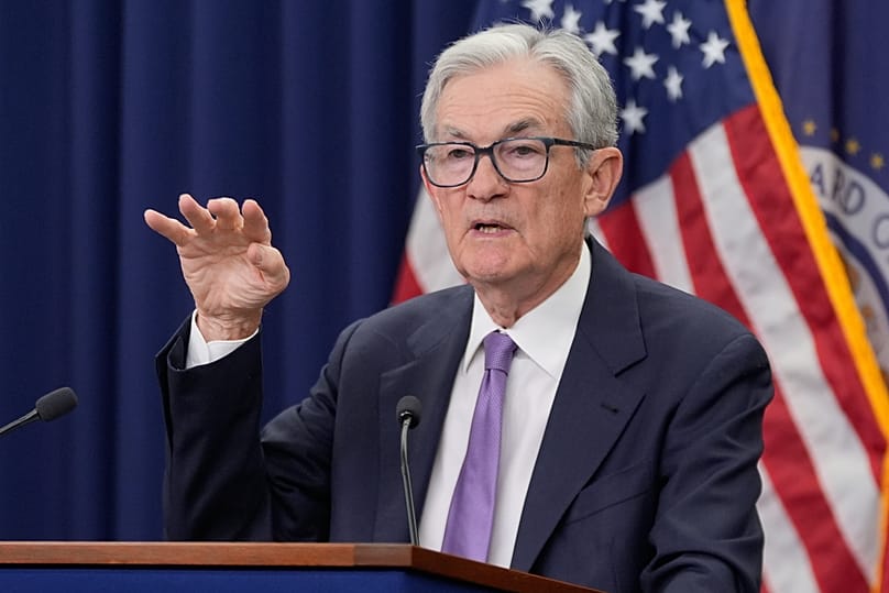 Federal Reserve Chairman Jerome Powell speaks at a news conference in Washington, 29 October, 2025