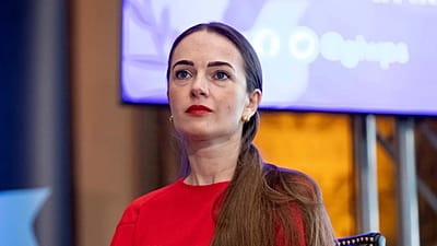 Александра Матвийчук на церемонии награждения