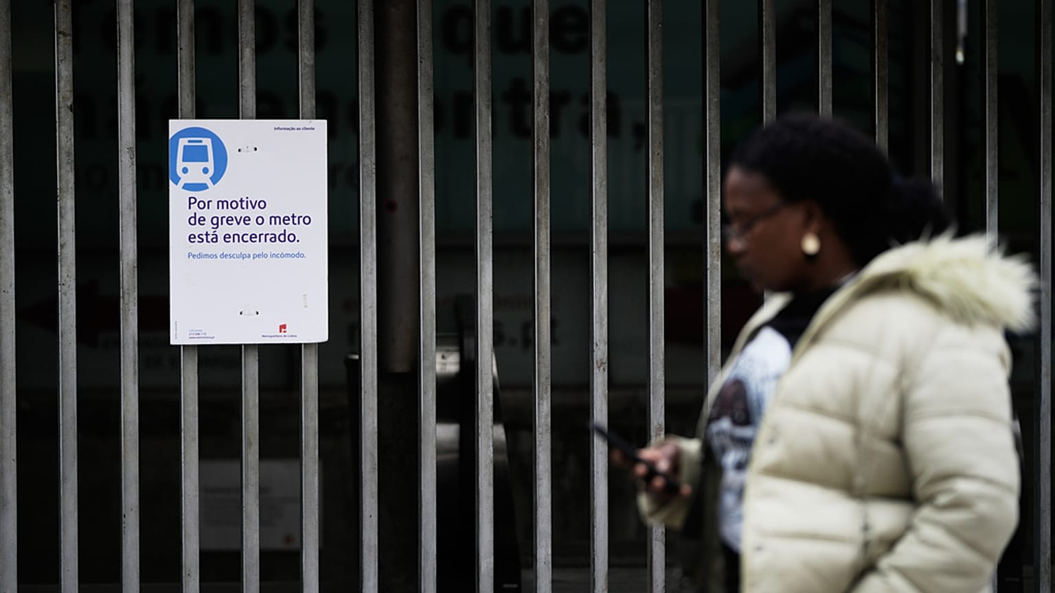 O Metro de Lisboa encontra-se encerrado até sexta-feira