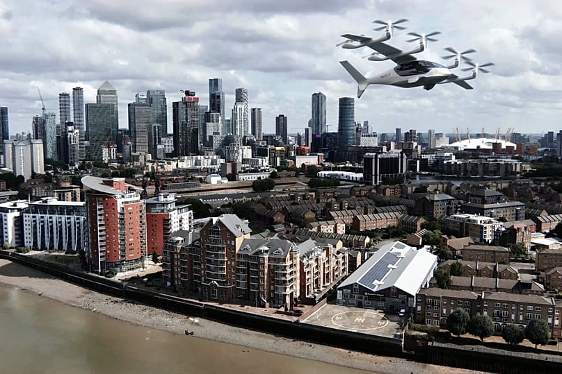 Vertical’s Valo aircraft and Skyports’ London Heliport