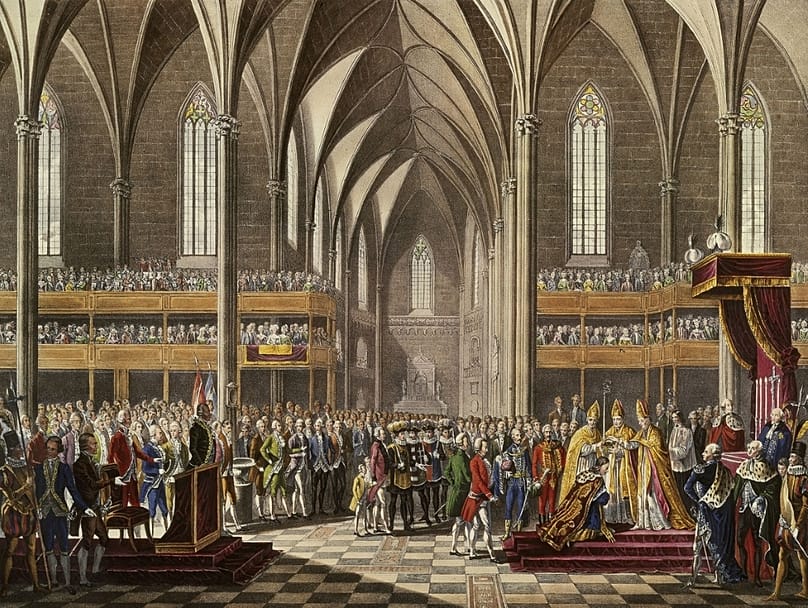 Ferenc István koronázása Frankfurtban, 1745. október 4-én