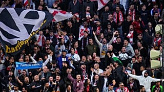 Fans del Rayo Vallecano en un partido