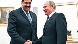 الرئيس الروسي فلاديمير بوتين و رئيس فنزويلا نيكولاس مادورو