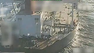  ناقلة نفط تستولي عليها القوات الأمريكية قبالة سواحل فنزويلا، يوم الأربعاء 10 ديسمبر/كانون الأول 2025. 