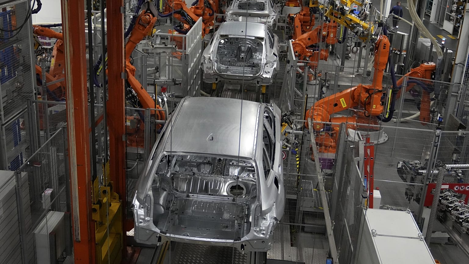 Robotok a BMW müncheni gyárában
