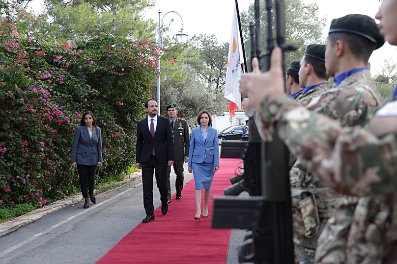 Майя Санду и Никос Христодулидис