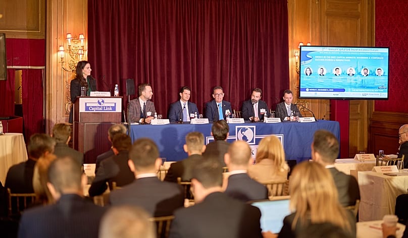 Ο Δ. Τσάκωνας, γεν. διευθυντής του ΟΔΔΗΧ, μετείχε σε συζήτηση για την Ελλάδα και τις αγορές χρέους στο 27 th Invest to Greece December 8 2025