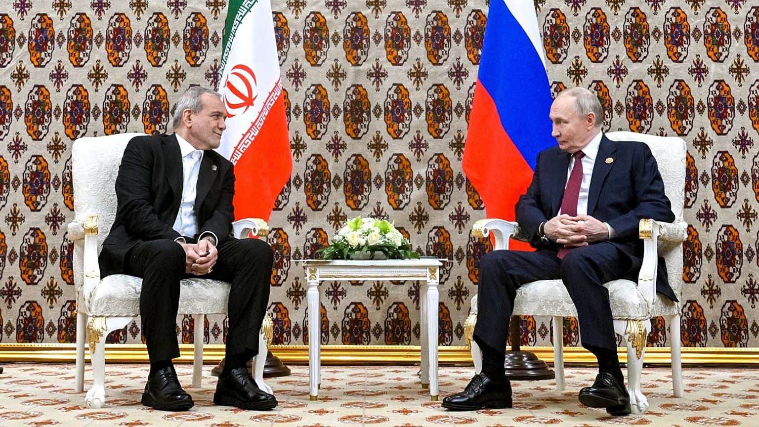 مسعود پزشکیان و ولادمیر پوتین