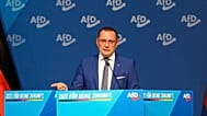AfD-Co-Vorsitzender Tino Chrupalla während der Neugründung der AfD-Jugendorganisation als "Generation Deutschland" in Gießen, 29. November 2025